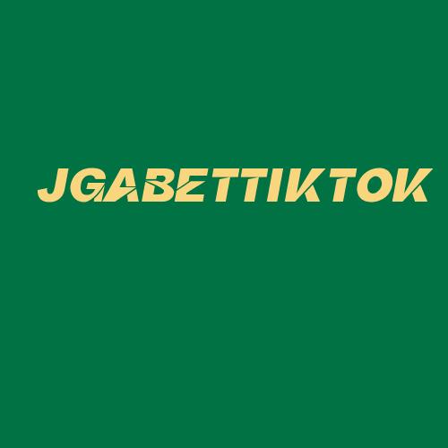 Logo da JGABETTIKTOK