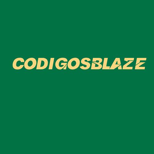 Logo da CODIGOSBLAZE